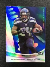 2013 Topps Platinum #99 Marshawn Lynch Sapphire Seattle Seahawks