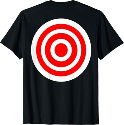 NEW LIMITED Funny Bullseye Target Bulls Eye Joke T-Shirt