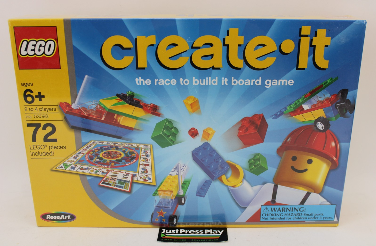 Lego The Race To Build It Board Game (3093) for sale online
