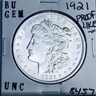 1921 BU GEM MORGAN SILVER DOLLAR UNC MS+++ U.S. MINT RARE COIN 8457