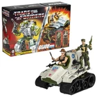 Transformers X GI Joe Autobot Kup Triple T W/ Sgt Slaughter & Leatherneck Hasbro
