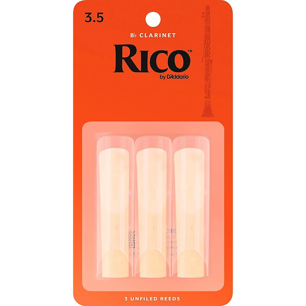 Rico Bb Clarinet Reeds Box of 3 Strength 35 3090₽