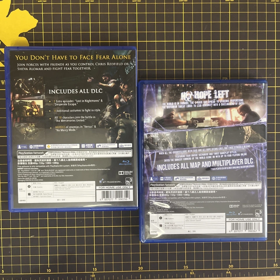 Lot 4Biohazard Resident Evil 5 6 7 Gold 8 Village PS4 Asia English Multi Lang - Image 3 of 4