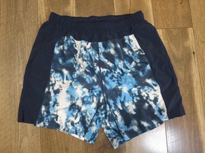Fourlaps Men's Blue/White Stretchy Lined Shorts Sz L