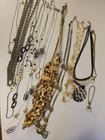 Large Lot Vtg Estate 12 Pc Costume Jewelry Designer Necklaces 1 Bracelet