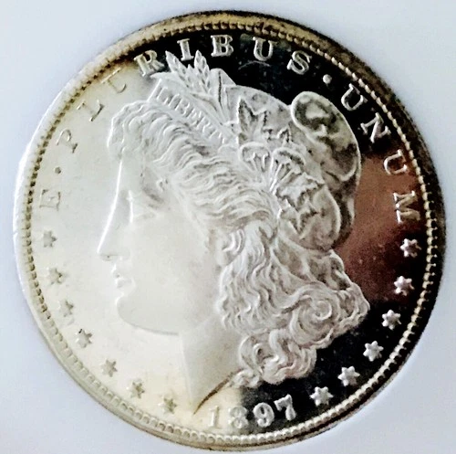 1897 S MORGAN DOLLAR! SUPERSTAR DMPL! RICH CAMEO**MONSTER RARITY MS+++++  #64376