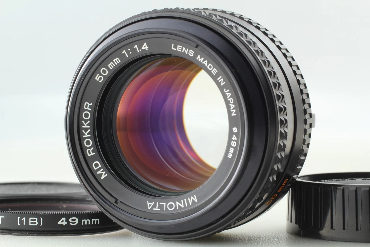 【バブルボケ】動作◎ ミノルタ New MD 50mm F1.4 419 Minolta MD f/1.4 Lenses 50mm Focal for sale | eBay