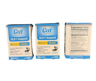 3-Gut Response Support-10 BILLION Active Cultures-13 Probiotic Strains-30Ct 9/27