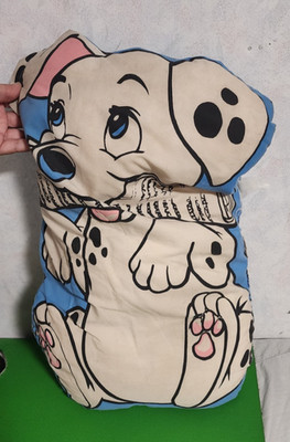 Vintage Disney 101 Dalmatians 90s Dog Throw Pillow