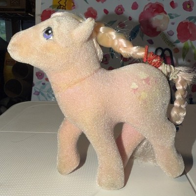 Vtg 1986 My Little Pony MLP G1 So Soft Ponies Lickety Split Pony Ice Cream Cone