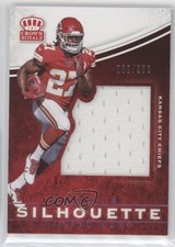 2017 Panini Preferred Jumbo Rookie Silhouette Jerseys Kareem Hunt #17 0a1