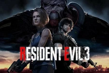 Resident Evil 3 Jill Valentine Carlos Oliveira Nemesis Poster print 11"x17"