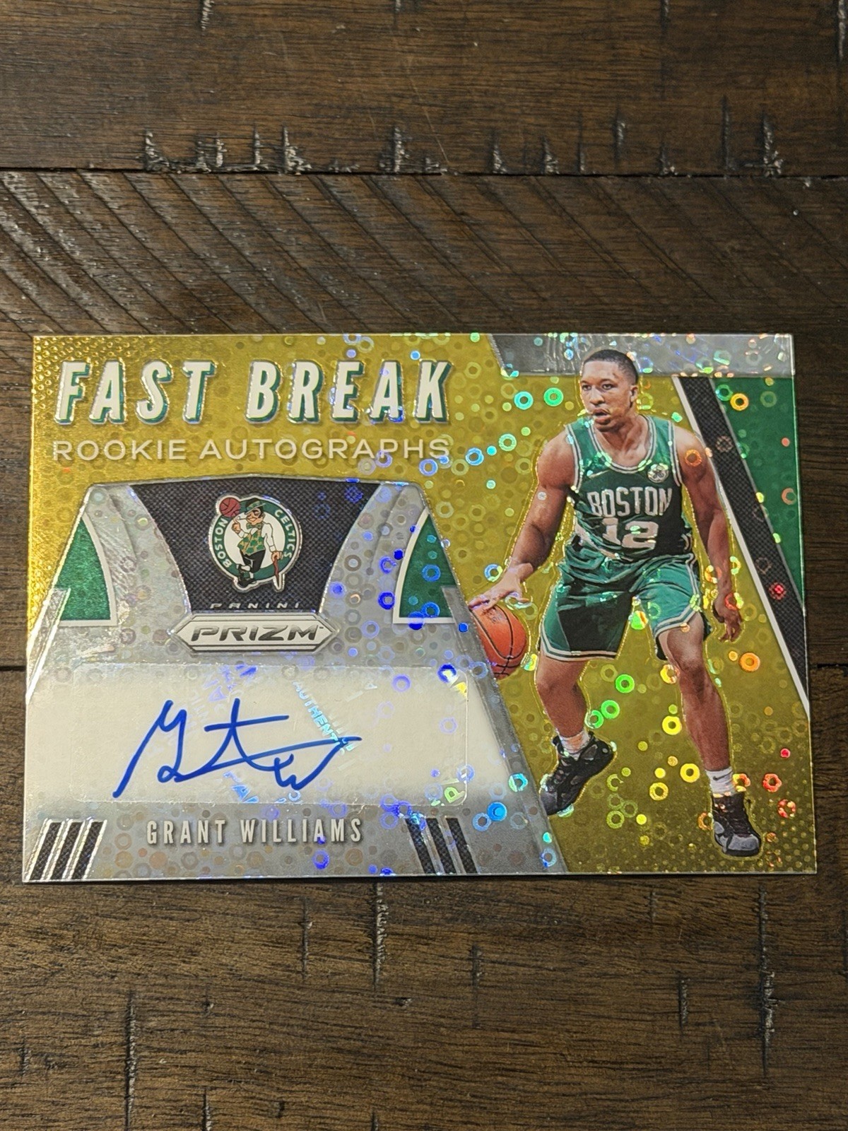 Grant Williams 2019-20 Panini Prizm Fast Break Rookie Auto 7/10 #FR-GWL