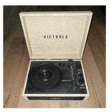 Victrola Model Victrola Portable Suitcase Record Player Turntable Beige Type A