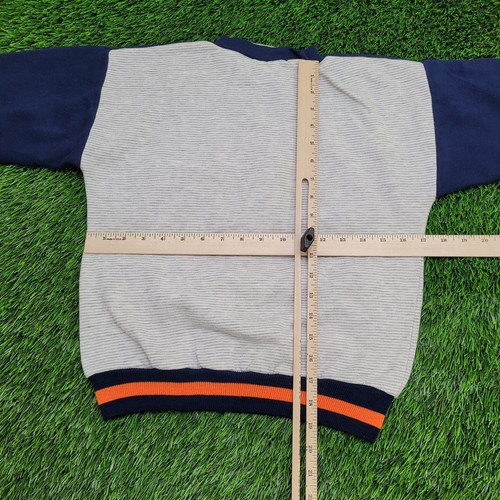 Vintage 90s Chicago Bears Ringer Sweatshirt Teens M/L 17x19 - Picture 12 of 14