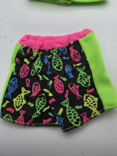 1992 Mattel Ken Active Wear #665 Barbie Muñeca Camisa Verde Neón Pantalones Cortos Playa - Imagen 12 de 13