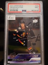 Jakob Pelletier Clear Cut Young Guns PSA 9