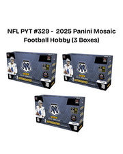 NFL PYT #329 -  2025 Panini Mosaic Football Hobby (3 Boxes)