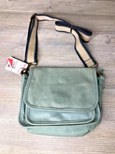 American Leather Co. Crossbody Purse Morning Mist