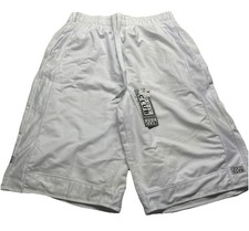 Pro Club Basketball Shorts Large Baggy 30 Heavy Weight 13 Inseam White