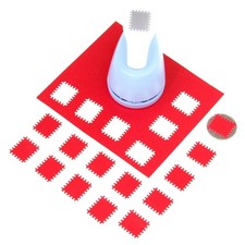 Embossing Machine Stamp Shape Craft Punch Round Hole Punch Toothed Puncher