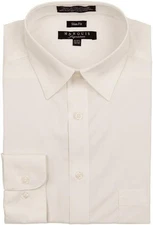 Marquis Men's Basic Slim Fit Dress Shirt