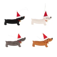Christmas Hanging Pendants Christmas Decoration Hanging Ornaments Dachshund
