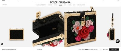 Dolce and Gabbana Raffia Crochet Dolce Box Bag Brand New | eBay