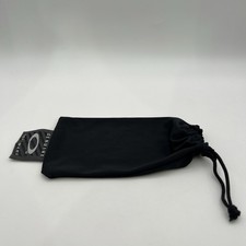 Oakley Black Soft Drawstring Cleaning Cloth Bag Pouch Sunglasses Eyeglasses