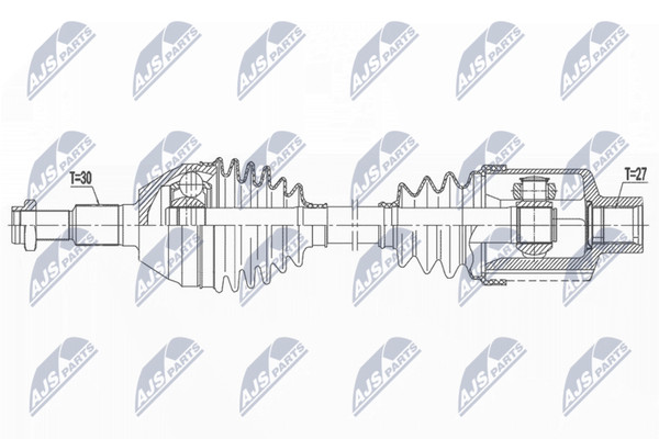 Nty NPW-PL-146 Antriebswelle Vorne Rechts FüR Chevrolet Opel-image