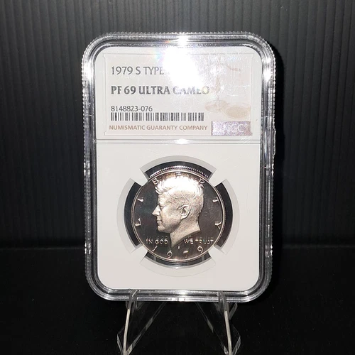 1979 S Type 2 Kennedy 50C  Beautiful Luster  Proof 69 Ultra Cameo