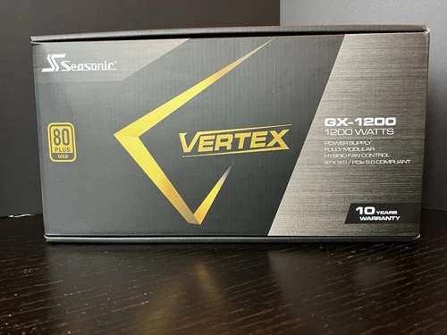 Seasonic VERTEX GX-1200 1200W 80+ Gold ATX Full Modular Power Supply PSU