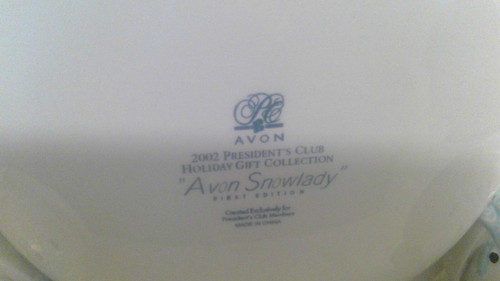 2002 Avon President's Club Holiday Gift Collection "Avon Snowlady" First Edition - Bild 17 von 17