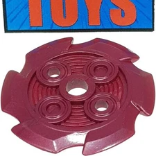 Transformers Beast Wars Fox Kid Rhinox SAW BLADE disc red projectile weapon part