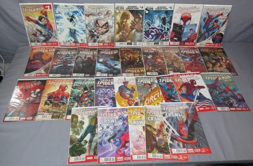 AMAZING SPIDER-MAN #1-20.1 + Annual 1 Full Run + extras (#4 Silk 1st app) 2014