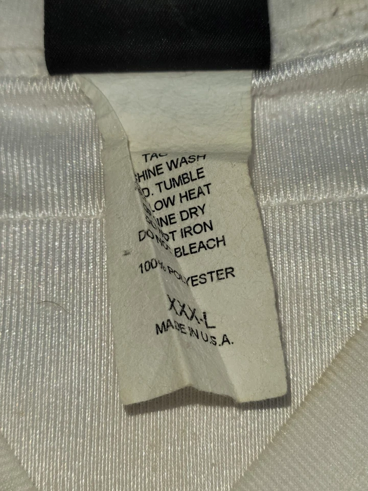 Camiseta De Colección Walter Payton Chicago Bears Para Hombres 3 XL Wilson Blanca Hecha en EE. UU. Foto 4 de 4