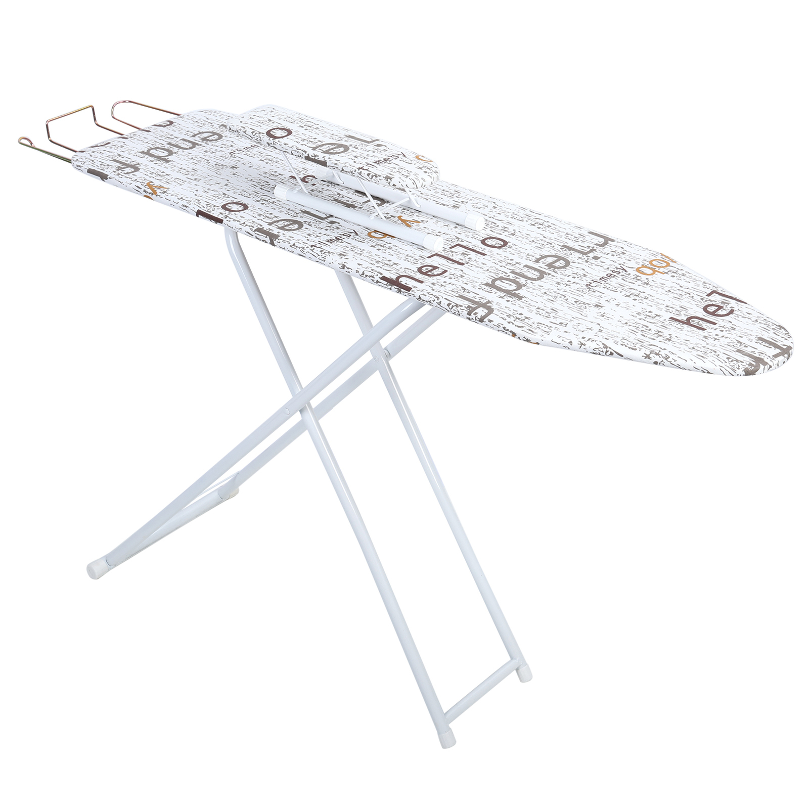 Full-Size 42 Inch Foldable Ironing Board with Heat-Resistant Cover-image