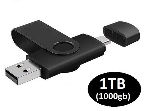 1TB 2TB TYPE-C USB 2 in 1 Flash Pen Drive Memory Stick Android/Samsung/PC/Mac - Picture 10 of 12