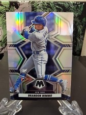 2022 Panini Mosaic Brandon Nimmo Silver Prizm Base Parallel New York