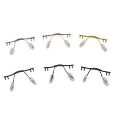 Eyeglasses Stainless Steel Bridges Replacement Part Rimless Nose Frame Top
