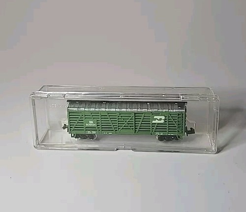 Model Power N Scale Cattle Car Burlington Northern BN 508590 Model Train Car - Picture 8 of 14