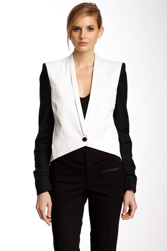 NWOT $520 Helmut Lang Ruched Sleeve Tide Cotton Black White
