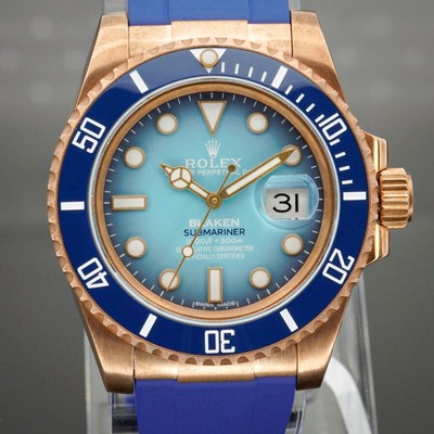 Rolex Submariner Date Blaken Design Bronze  1 of 1 Blaken Warranty Complete Set.