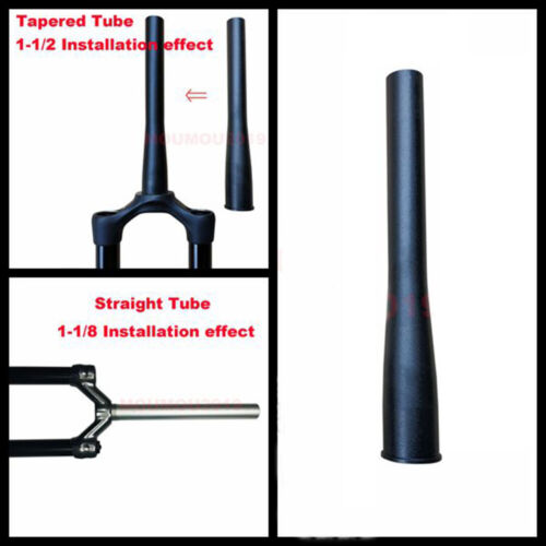 Bicycle Tapered Steerer Tube Front Fork Extension Head Tube Aluminum 32/39.8mm - Picture 1 of 11