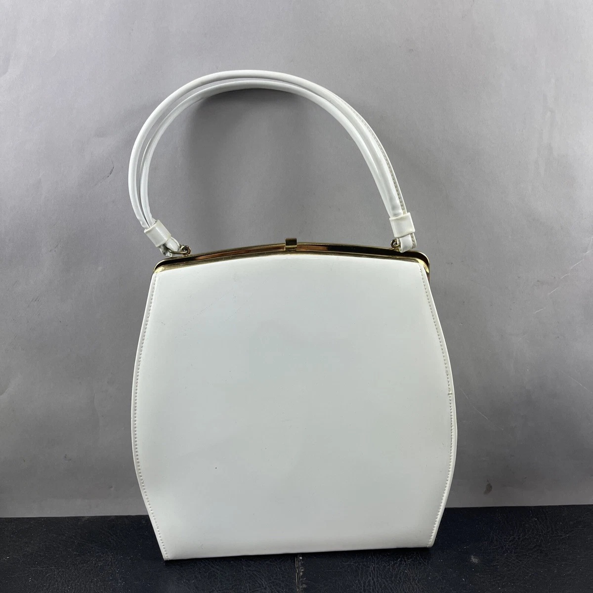 Alexander Wang Lunch Bag Patent Leather Clutch in White | Lyst