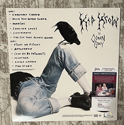 CONAN GRAY SIGNED KID KROW VINYL LP - JSA COA | eBay