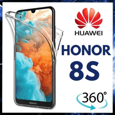 360 GRAD HANDY HÜLLE Für HUAWEI HONOR 8S SCHUTZHÜLLE TRANSPARENT TPU SILIKON 8 S