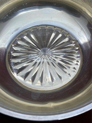 Sterling Silver Redlich Porringer with Baccarat Glass Bowl Insert - LS - Picture 3 of 10