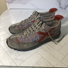 Vintage Polo Sport X-67 Sneakers Shoes Women Size 11 Ralph Lauren Y2K Gray Red