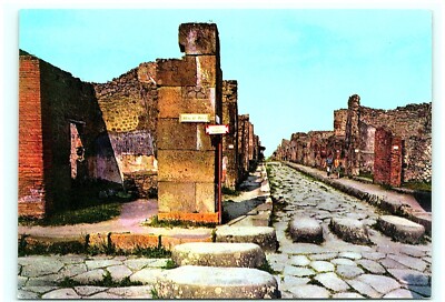 S02-6835, ABBONDANZA STREET, PARTICULAR, POMPEI, **POSTCARD
